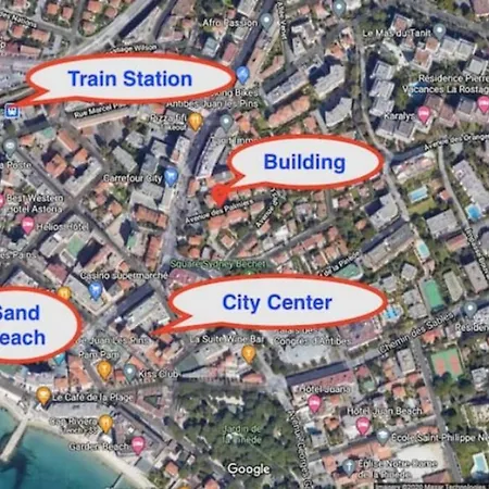 Coeur De Juan, Calme, 300m Plages - Easy Check-in Apartament *